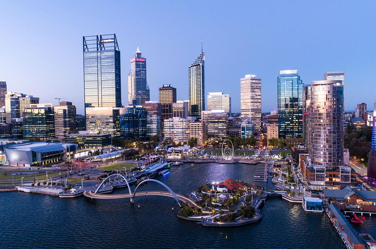 Tourism australia perth vista aerea