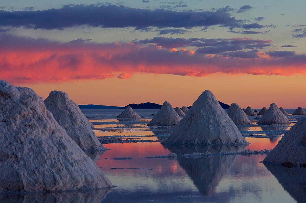 Bolivia salar de uyuni salina