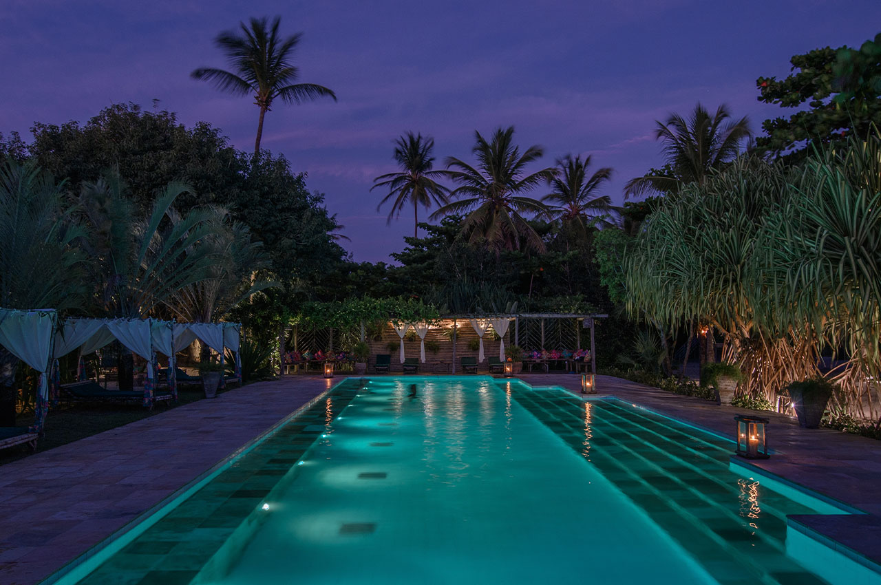 Área de lazer, piscina