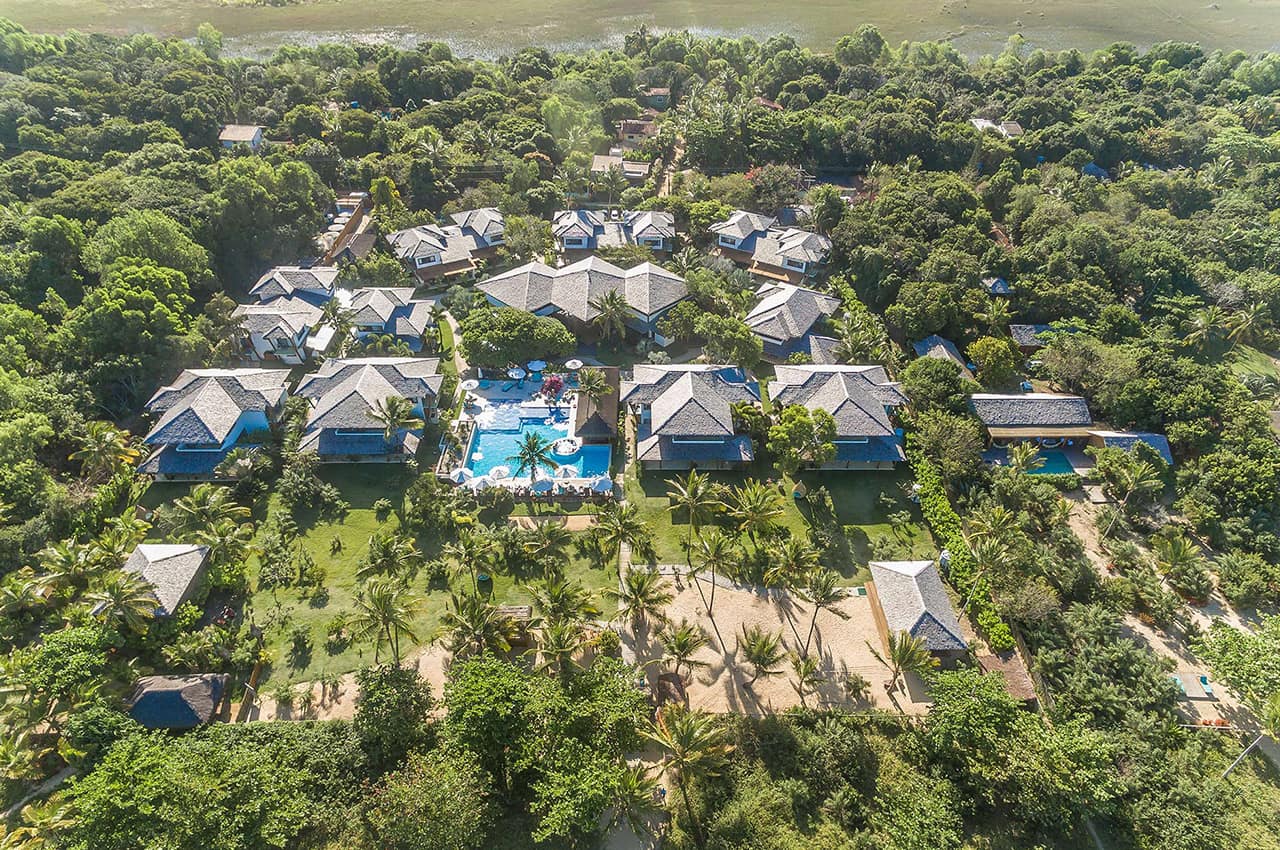 Bahia campo bahia hotel villas spa vista aerea geral