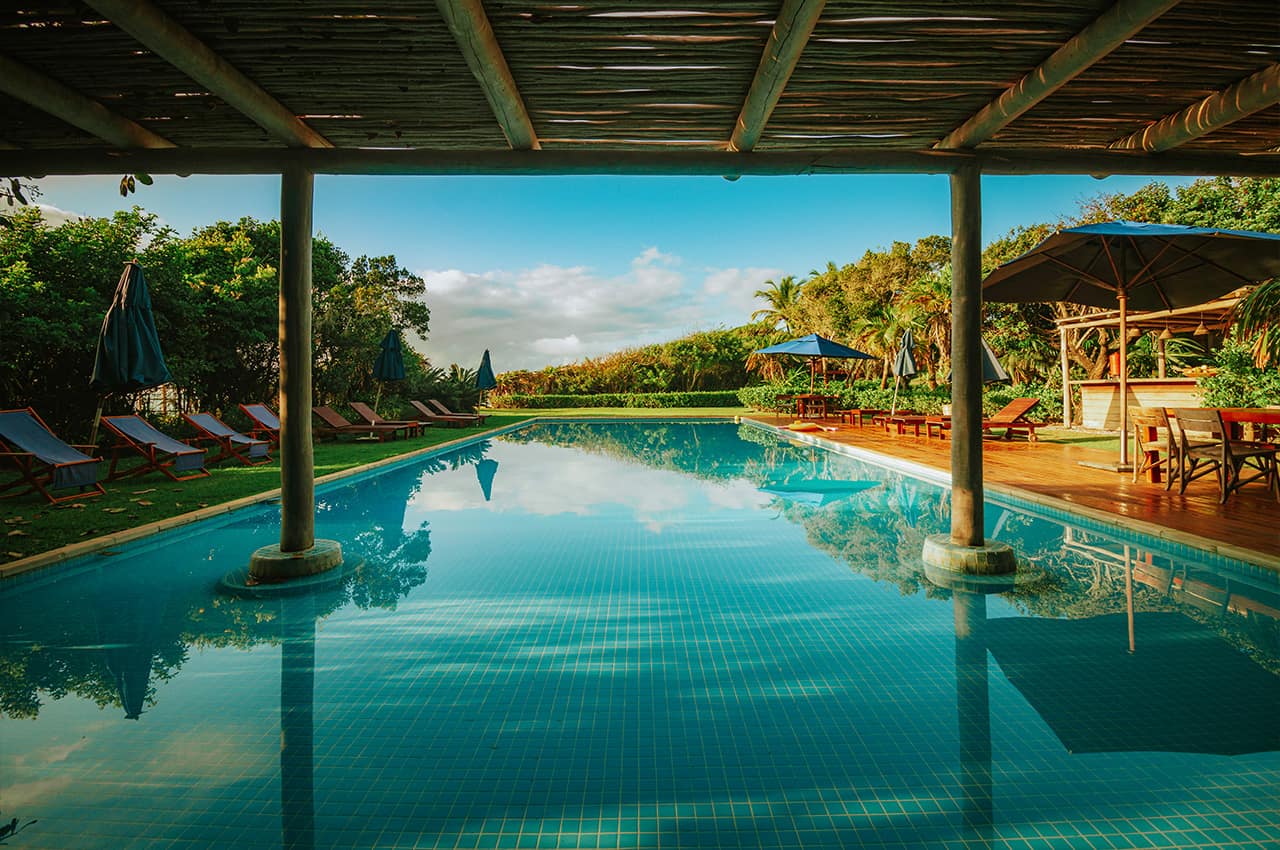 Brasil bahia trancoso pousada tutabel piscina
