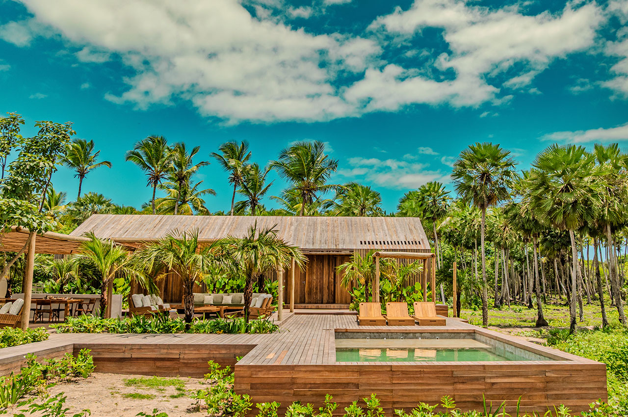 Casa daia ceara brasil vista panaromica