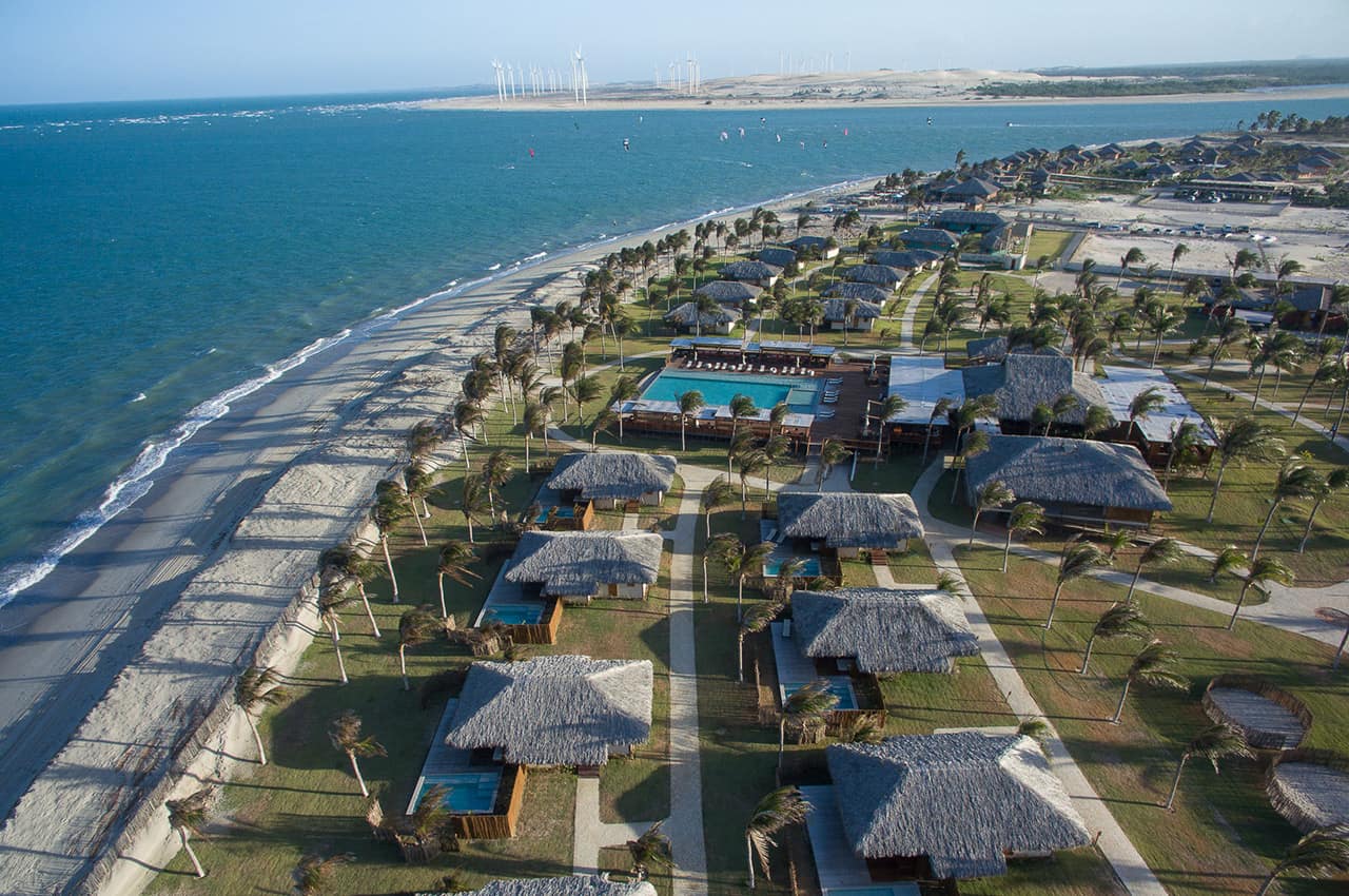 Ceara jaguarindia village vista do hotel