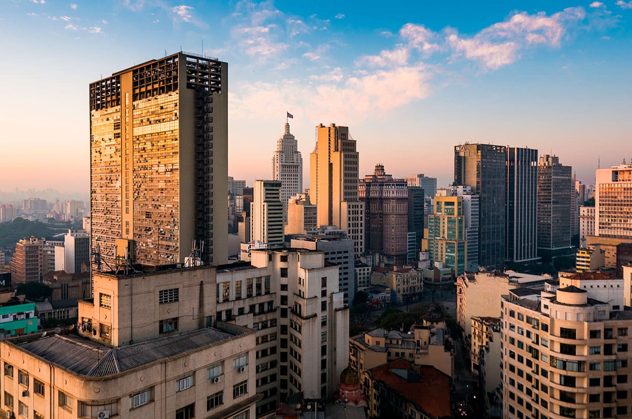 Centro de sao paulo skyline