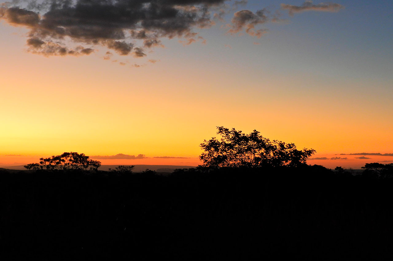 Mato grosso brasil chapada dos guimareas por do sol