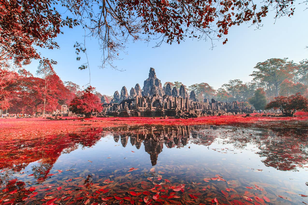 Viagem Camboja Templo Bayon