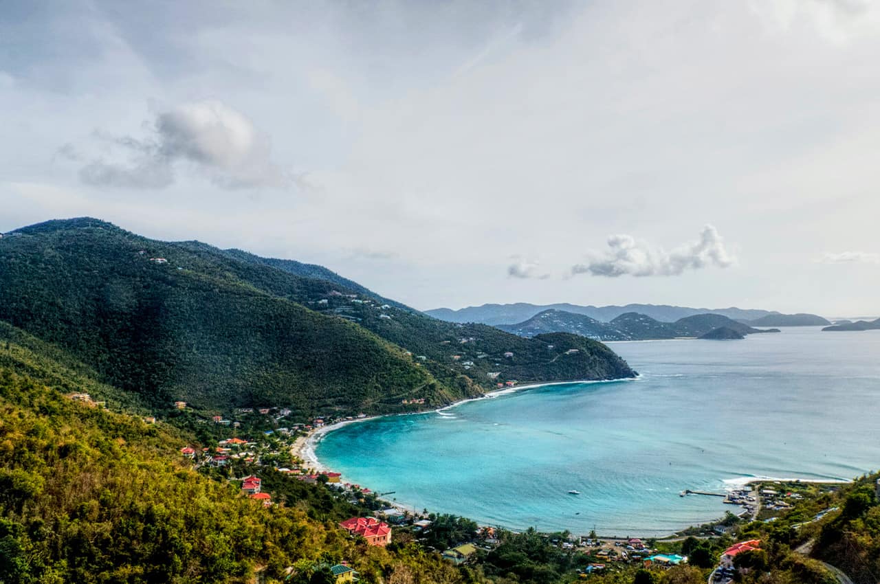 Costa ilhas virgens britanicas caribe