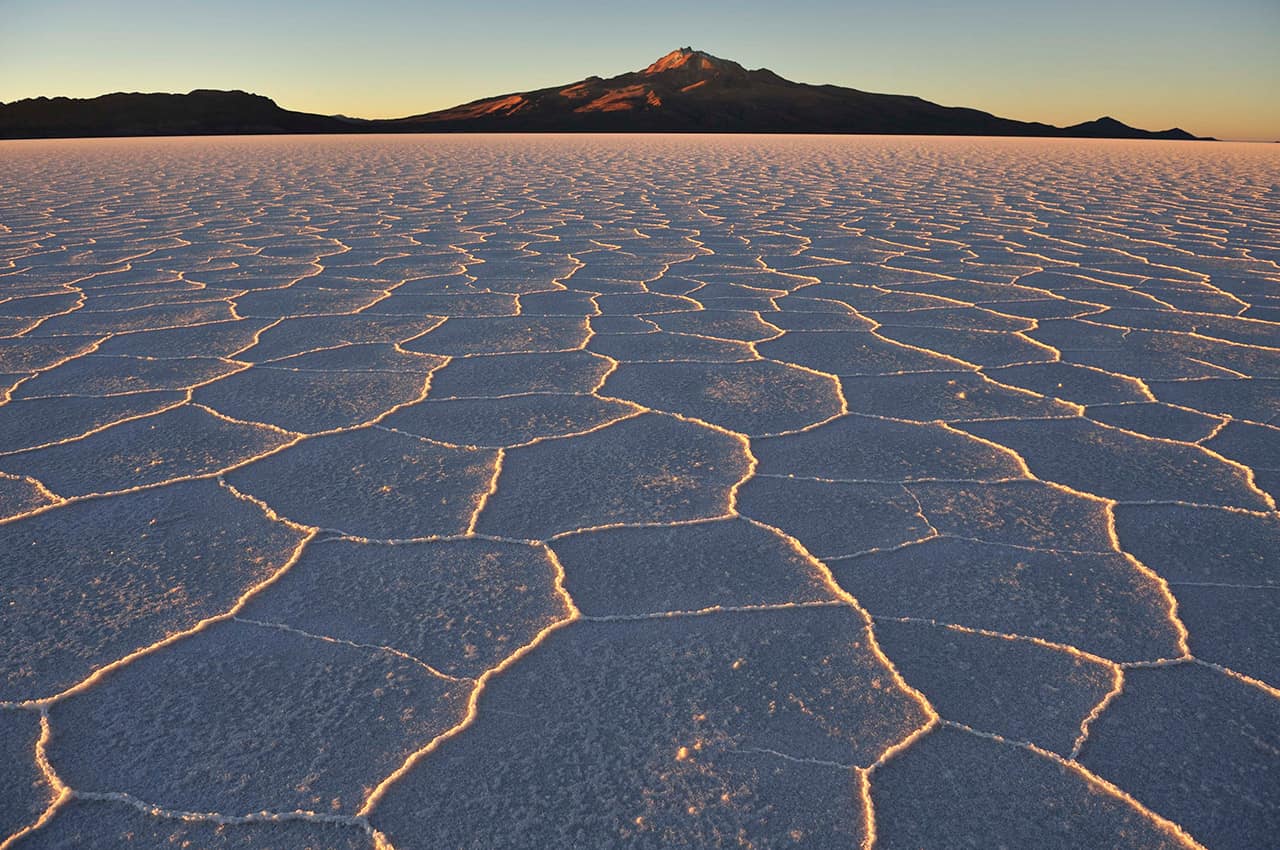 Travessia uyuni paisagem