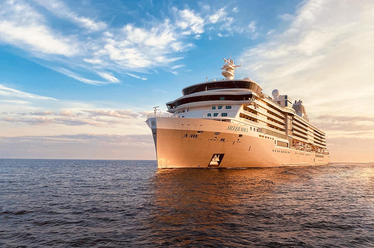 Cruzeiro silversea silvernova externa pordosol