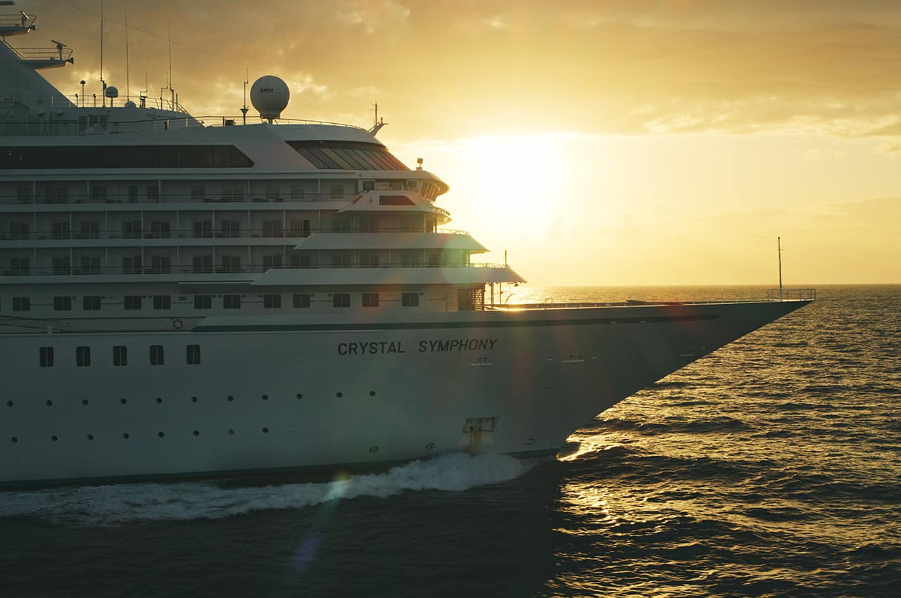 Crystal cruises symphony exterior