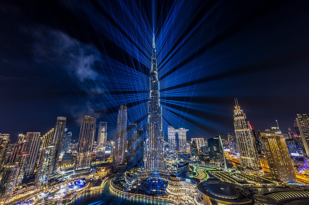 Ano novo burj khalifa