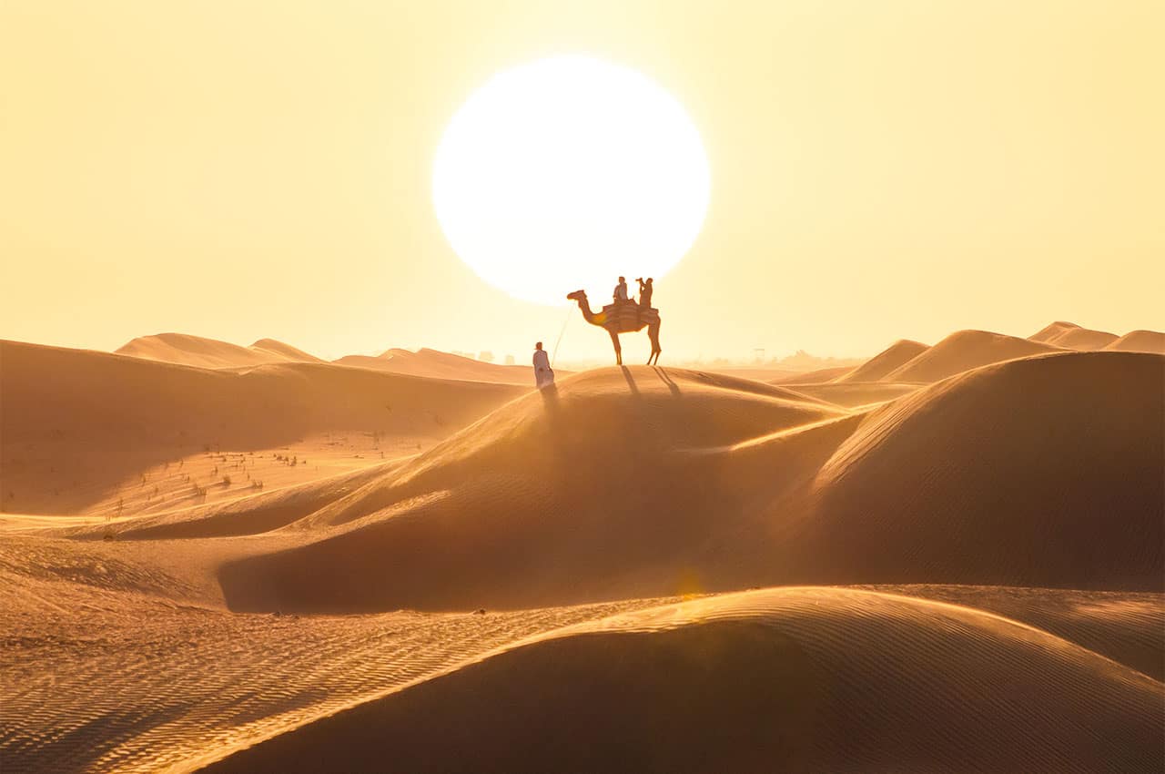 Deserto dubai dunas