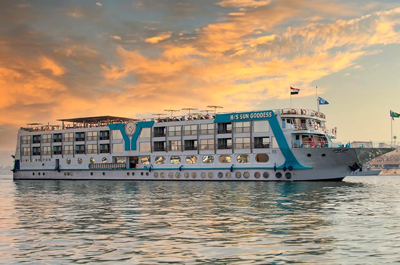 Egito sonesta nile cruise sun goddess exterior