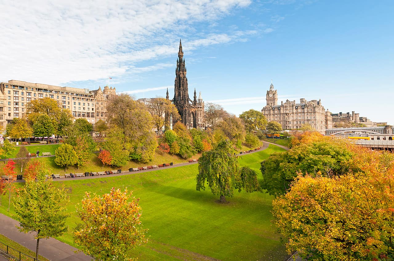 Princes street gardens