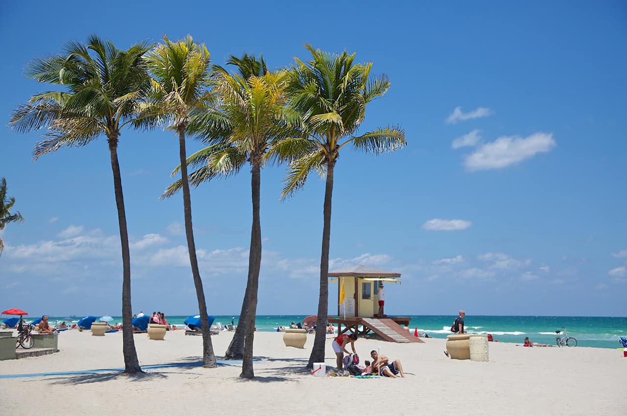 Estados unidos florida fort lauderdale praia
