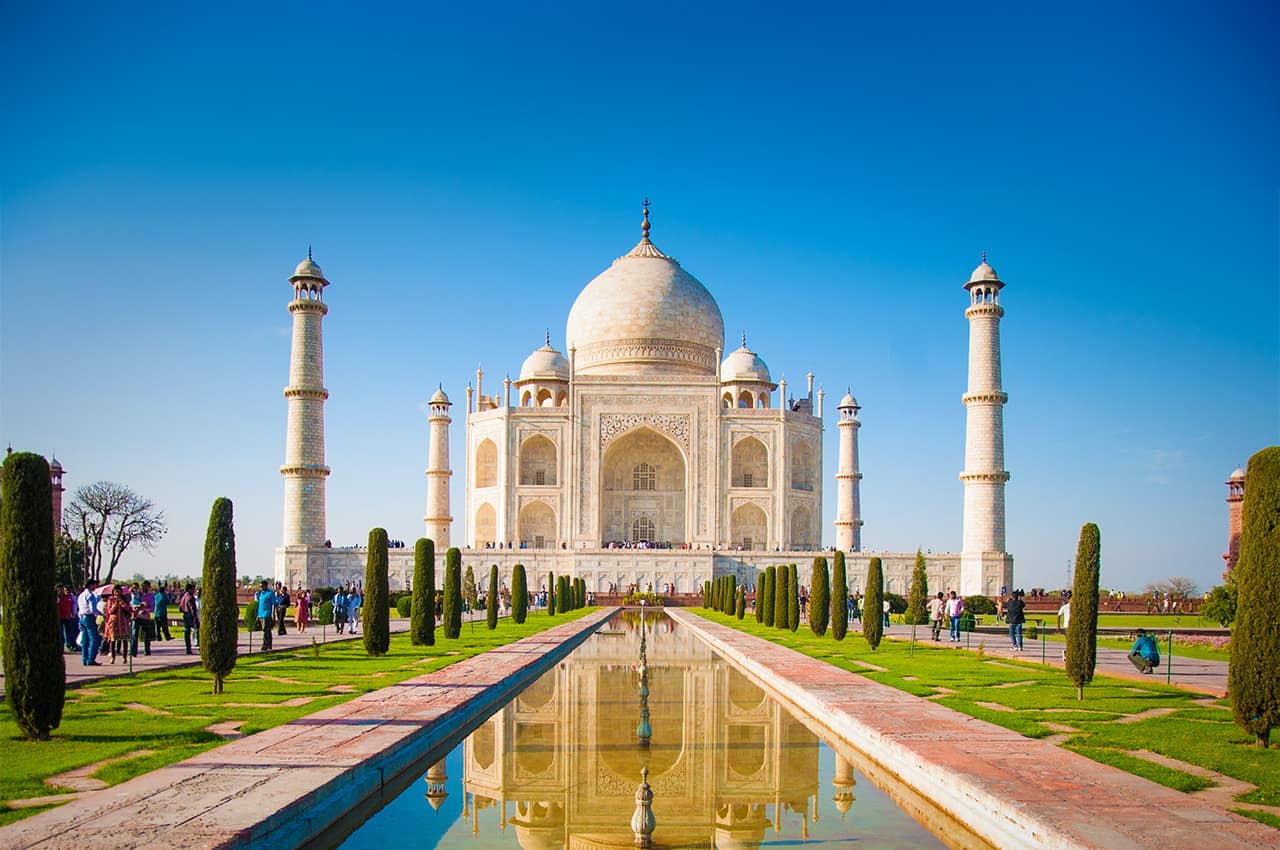 India agra taj mahal templo