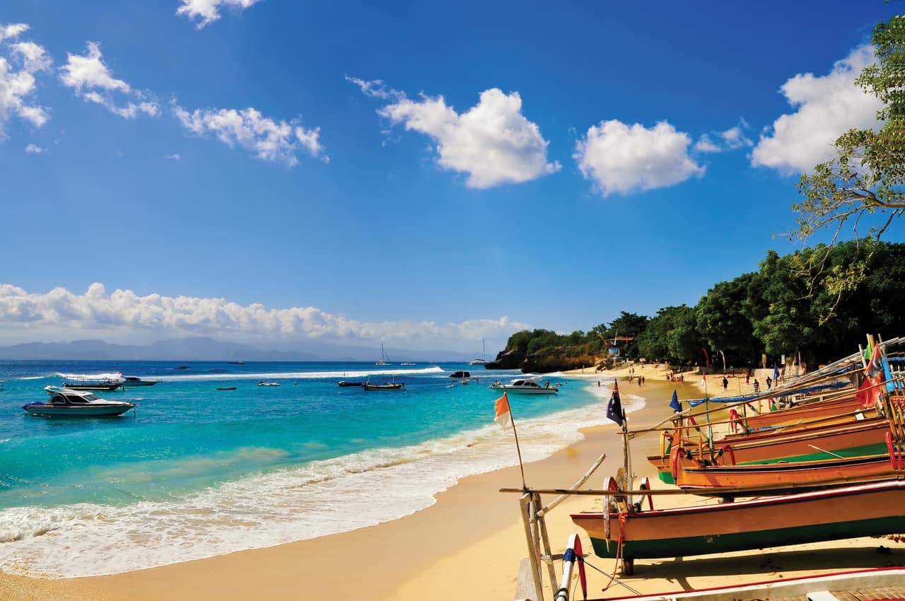 Praia Dream, Nusa Lembongan, Bali, Indonésia