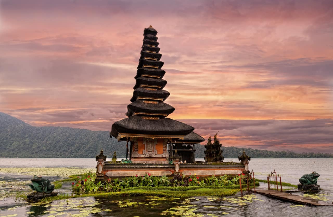Templo Ulun Danu Beratan, Bali, Indonésia