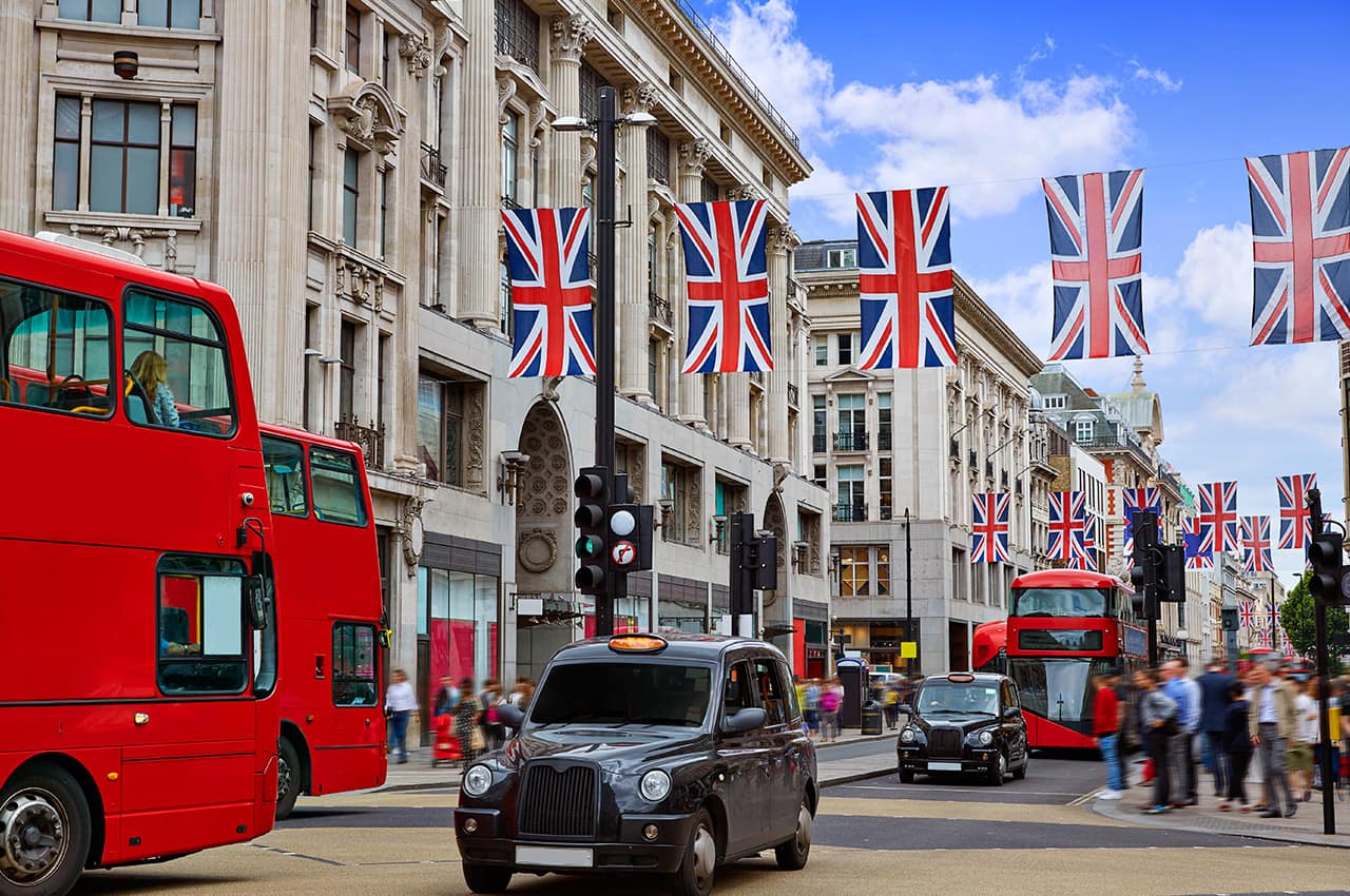 londres oxford street inglaterra