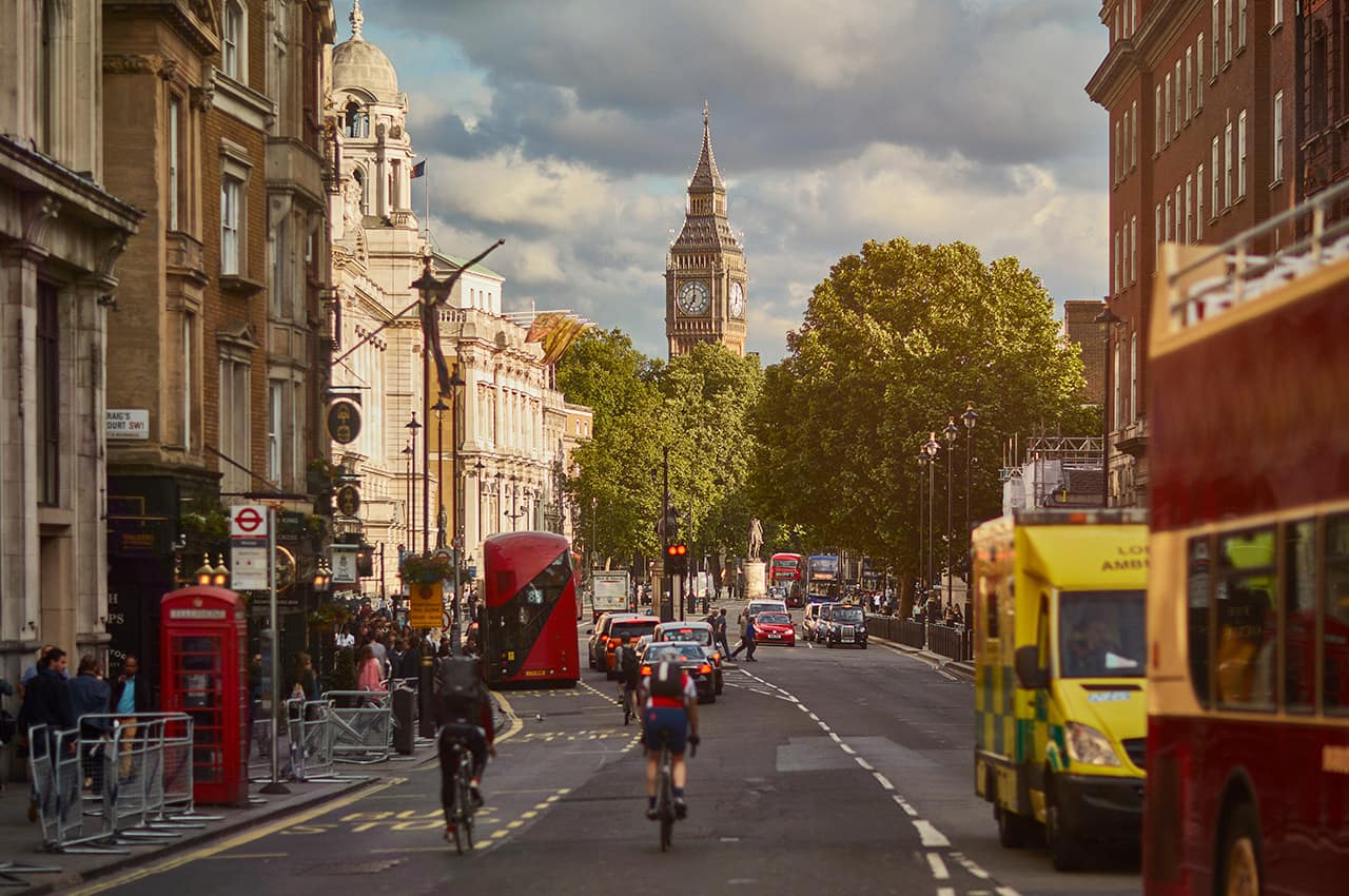 Rua em londres