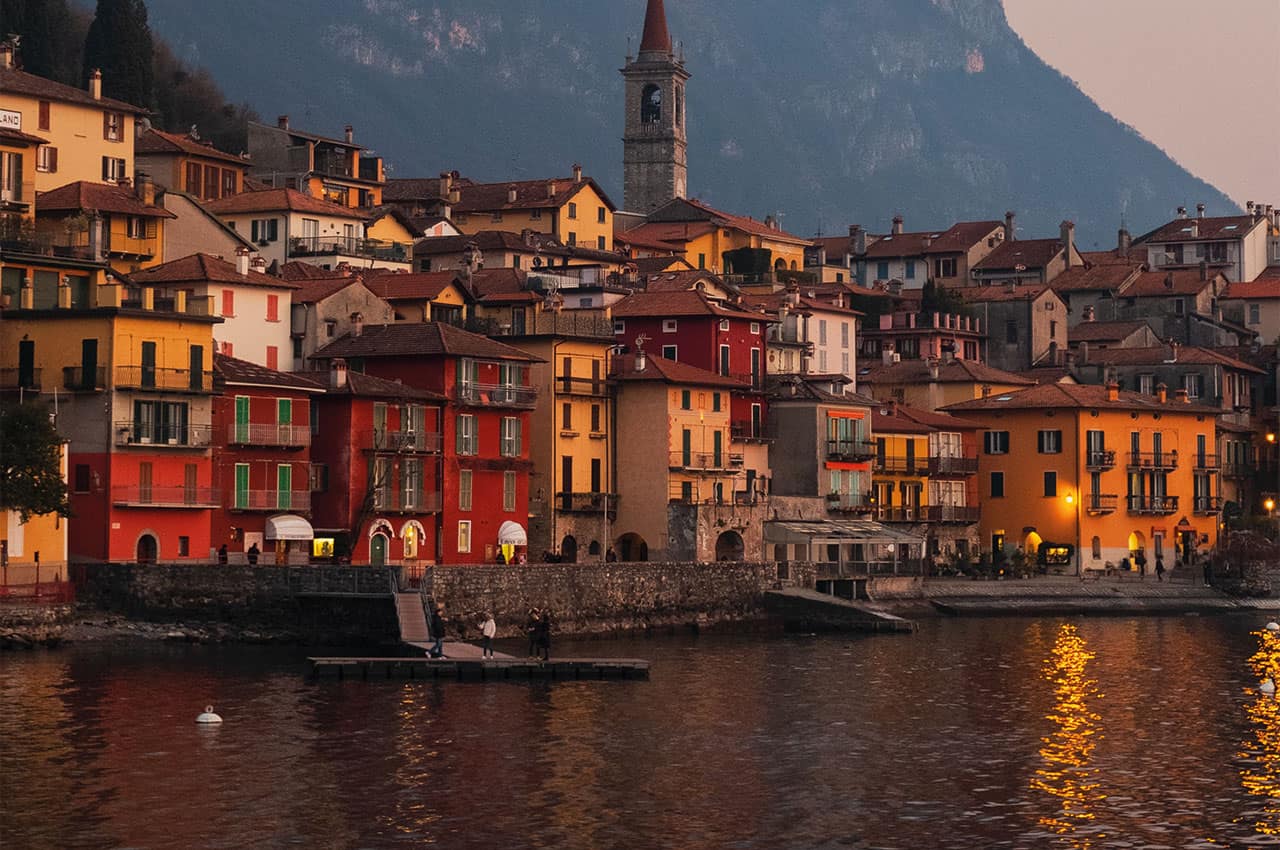 Lago de como italia