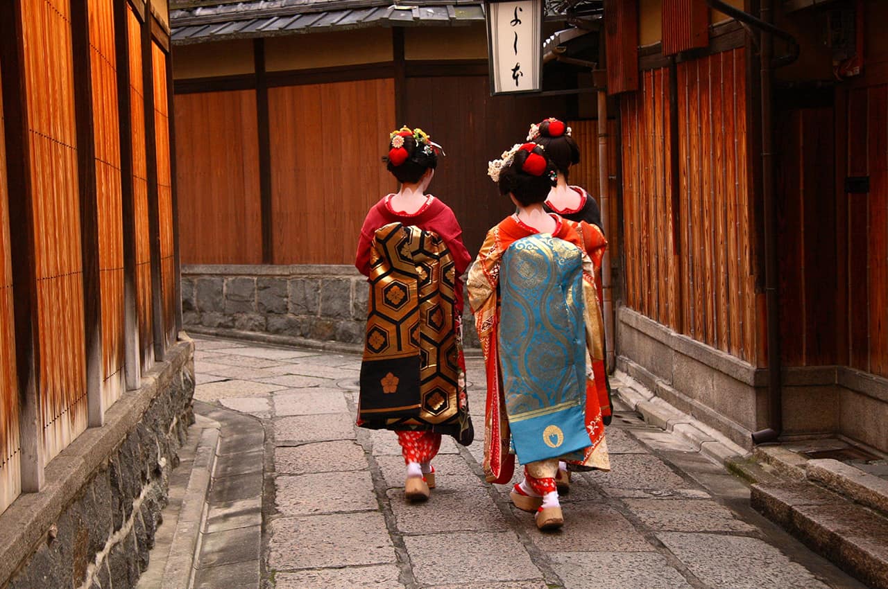 Geishas, Japão