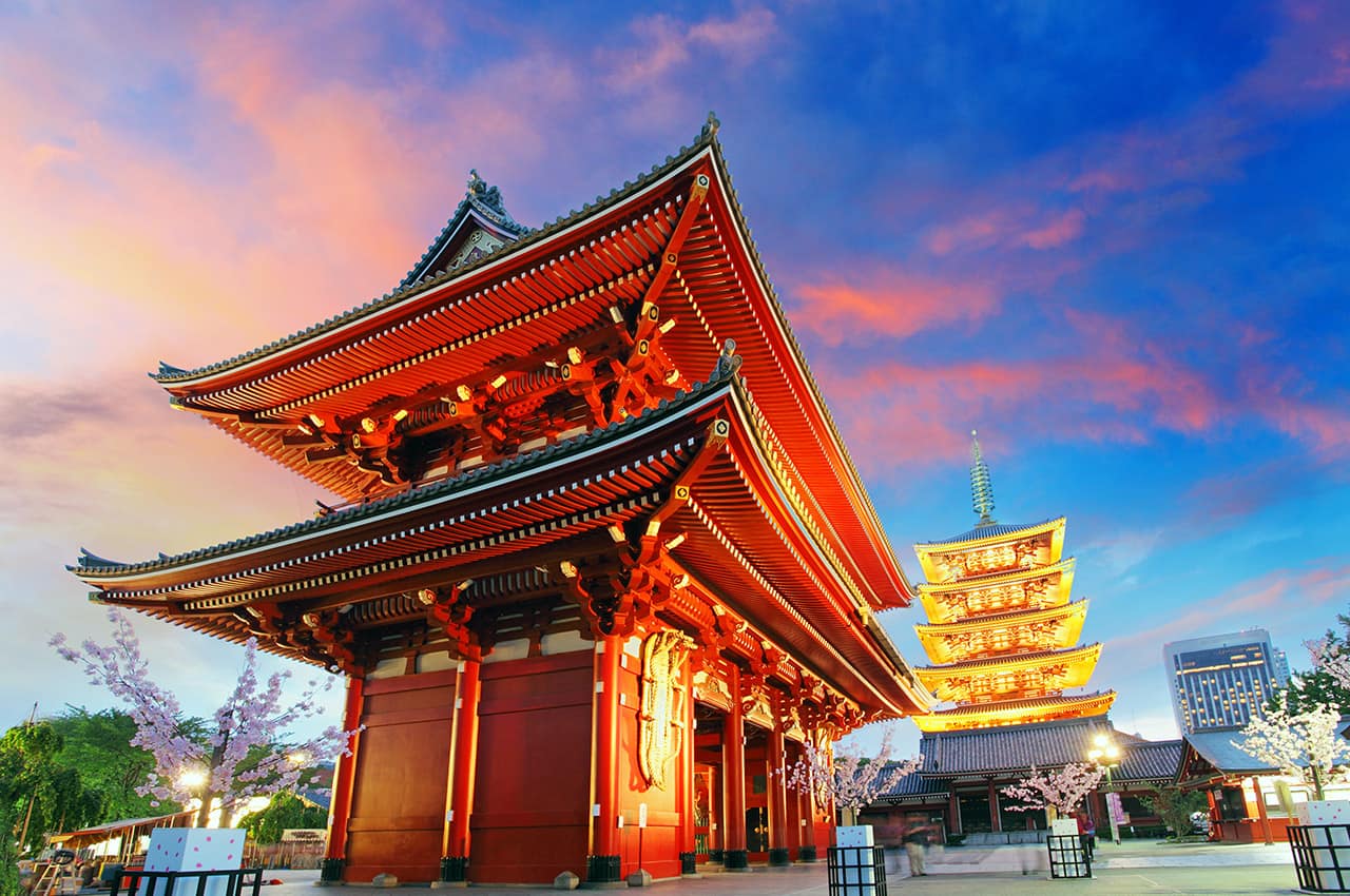 Japao toquio asakusa sensoji ji temple