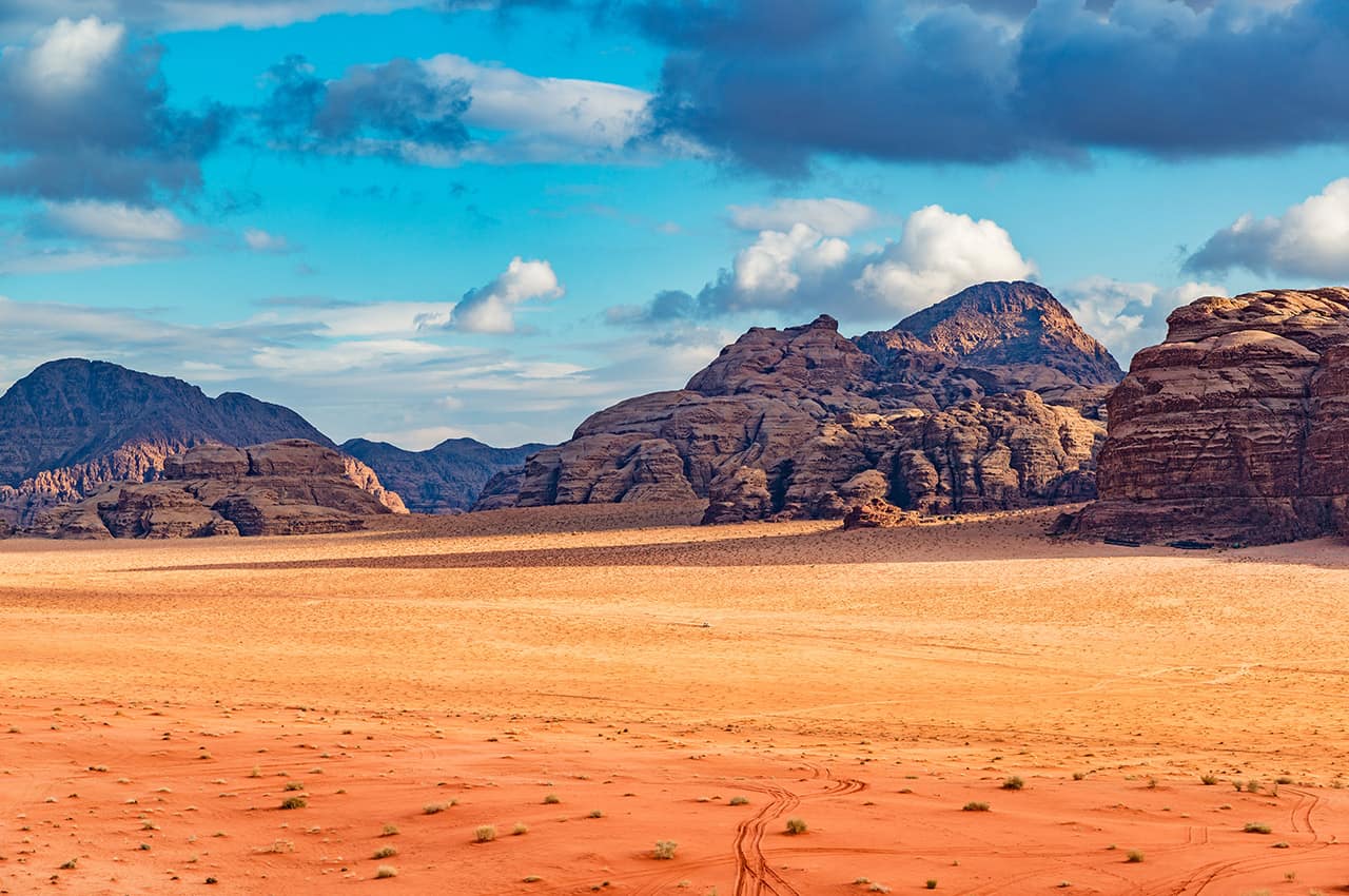 Deserto Wadi Rum - Jordânia.