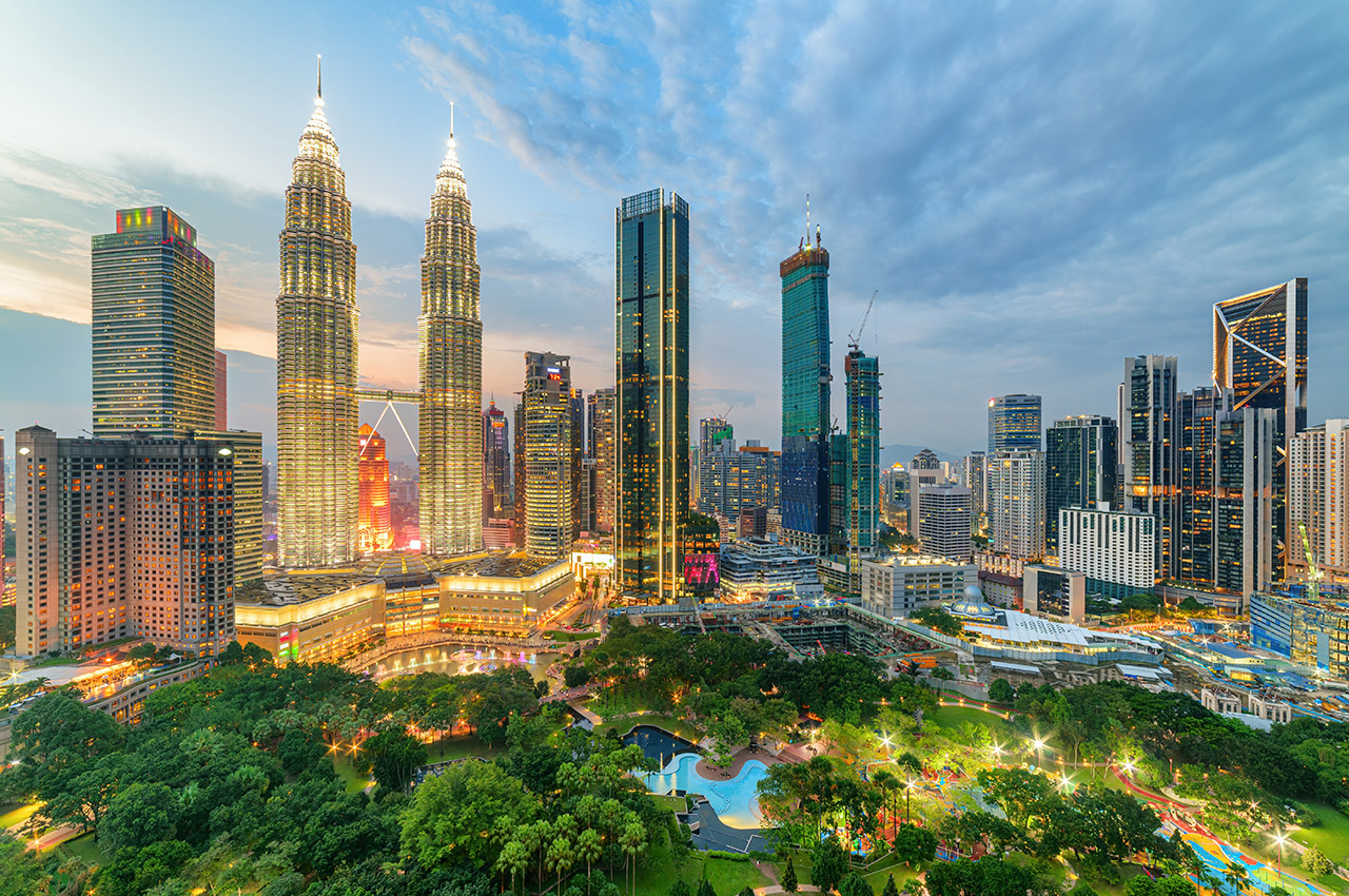 Malasia kuala lumpur the klcc park