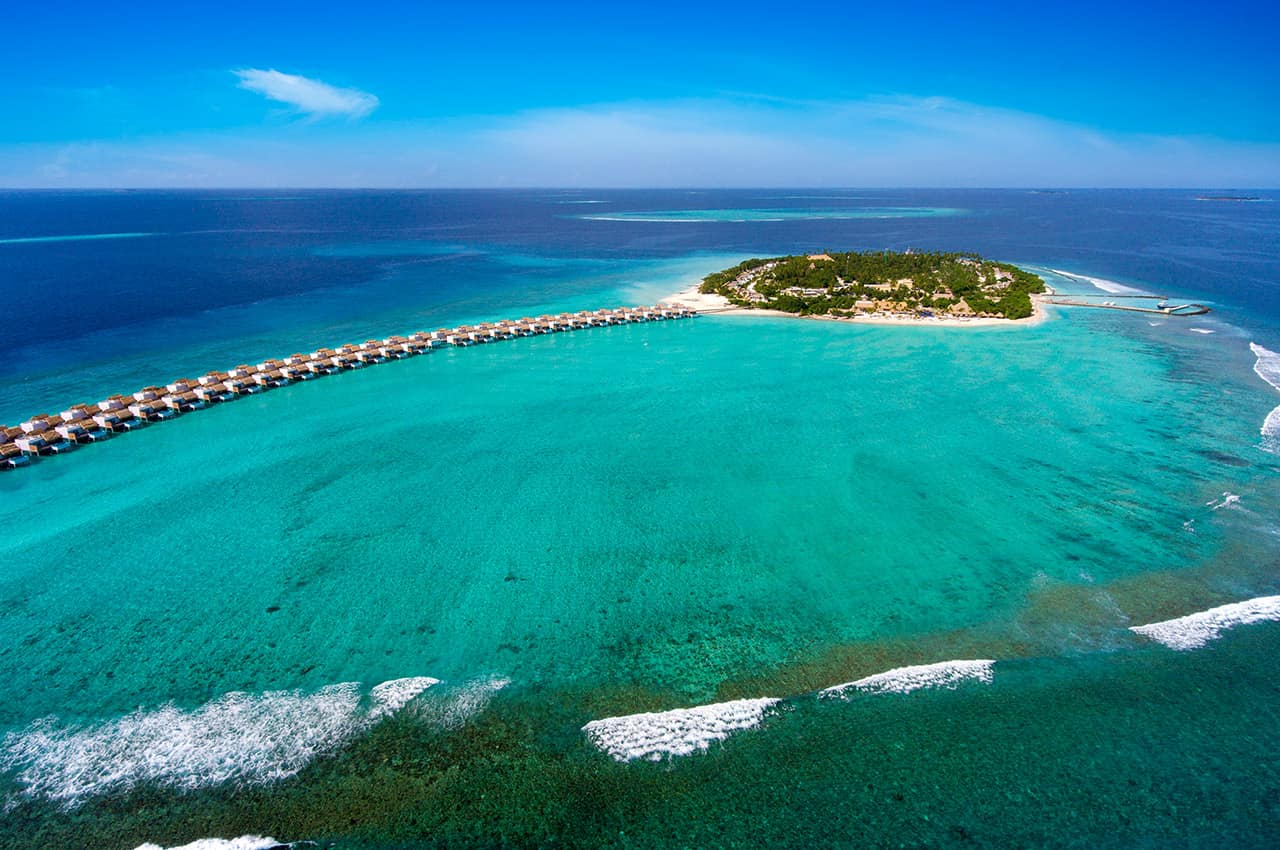 Emerald maldives vista aerea villas