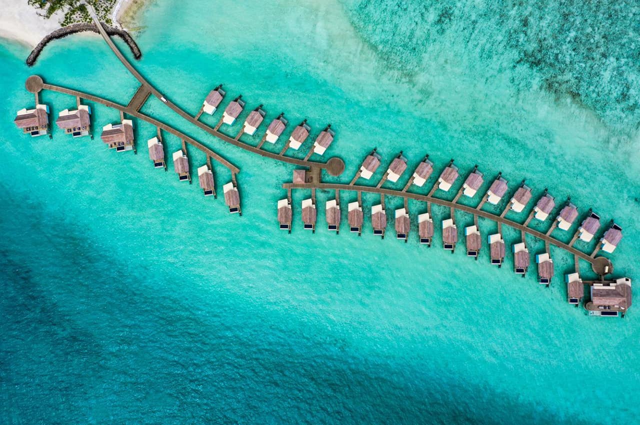 Hard rock hotel maldives vista aerea