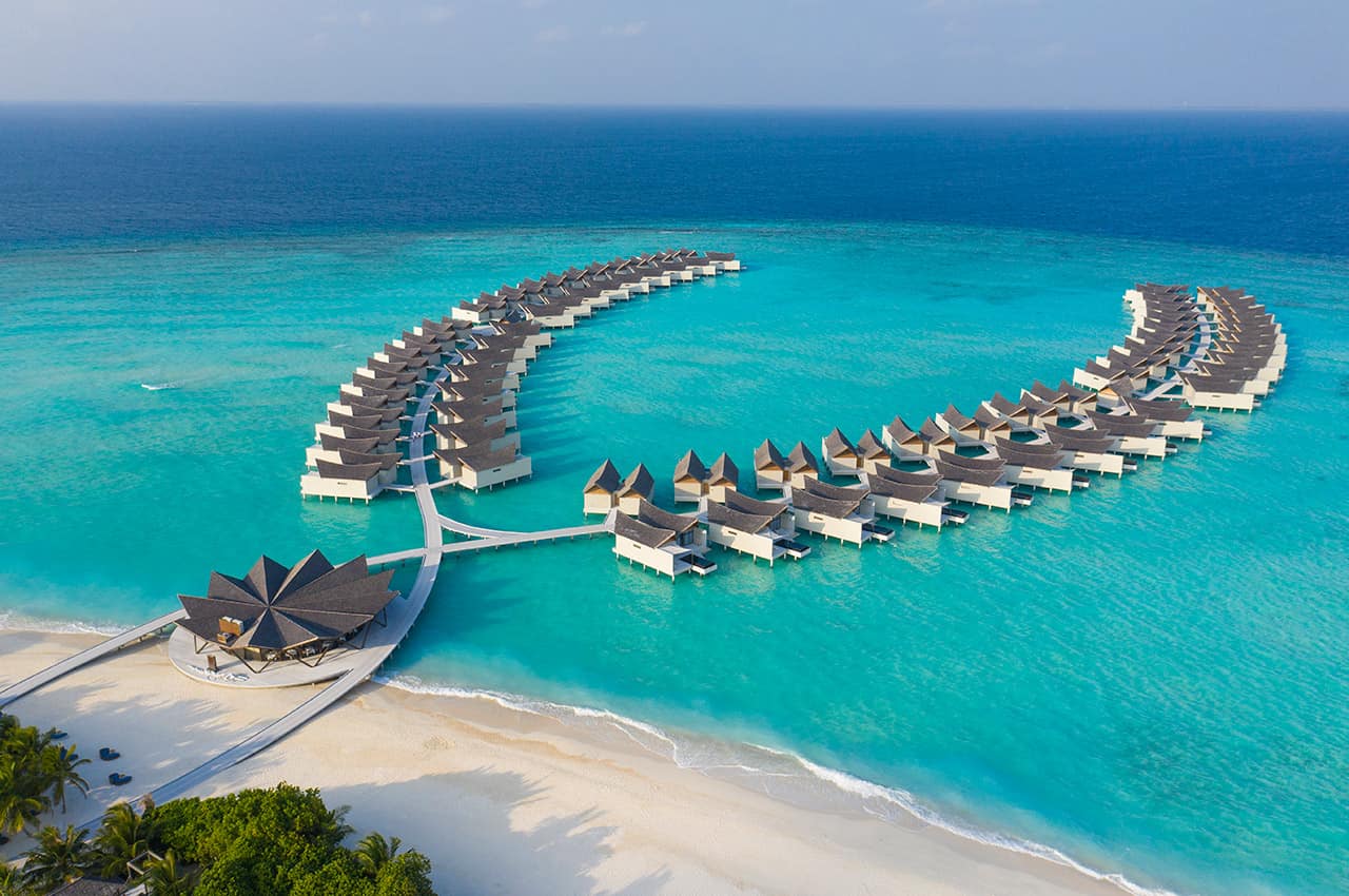 Kuredhivaru resort and spa overwater pool villa aerea
