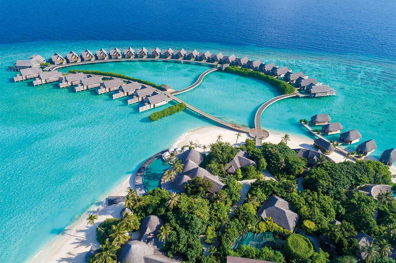 Milaidhoo island aerea