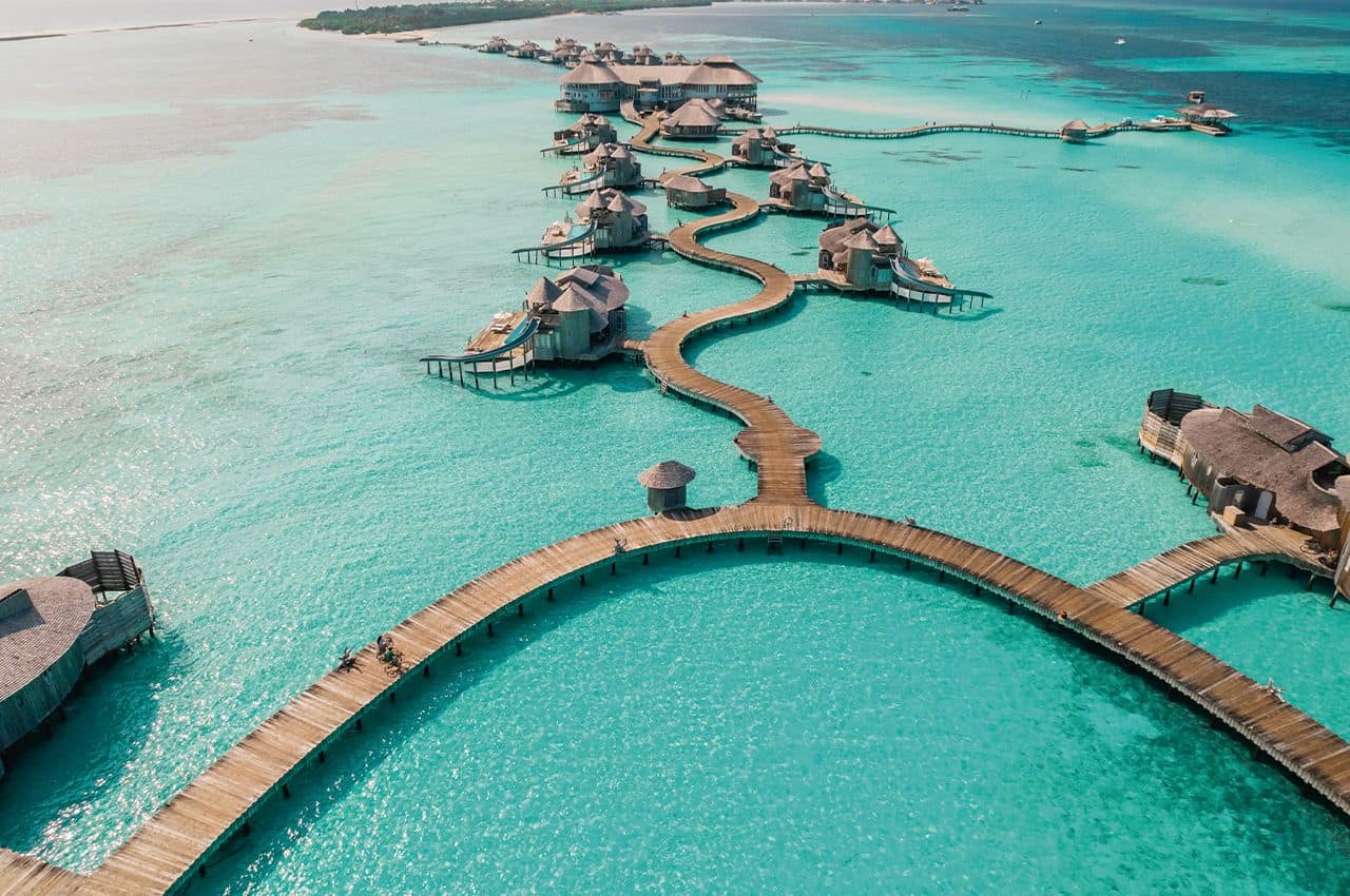 Soneva Jani  aerial 