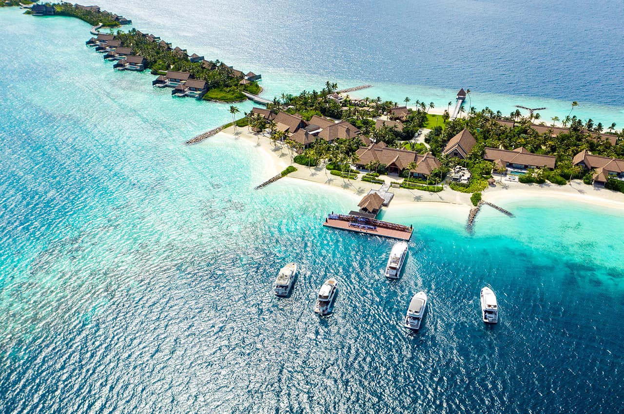 Waldorf astoria maldives ithaafushi arrival pier
