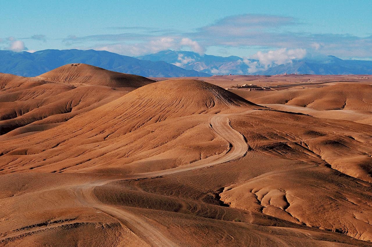 Marrocos agafay deserto montanha