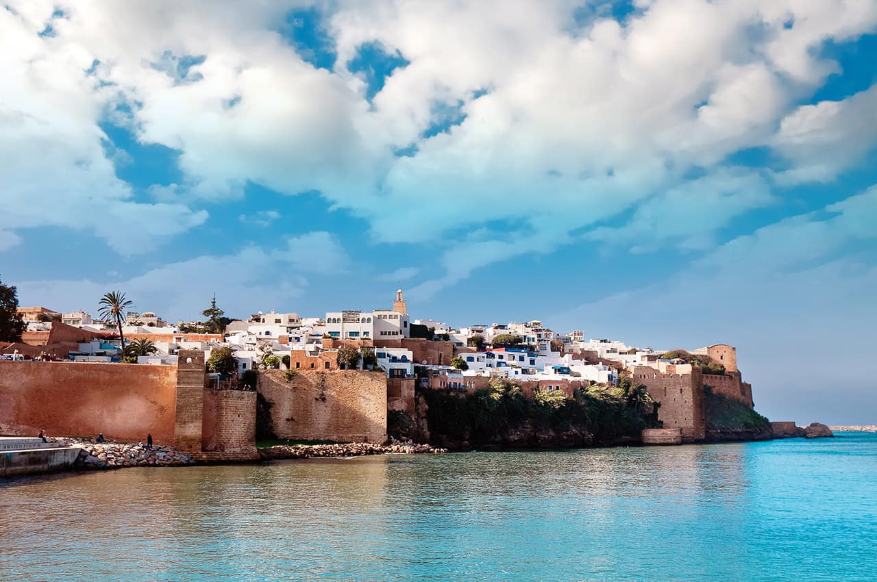 Vista da cidade de Rabat