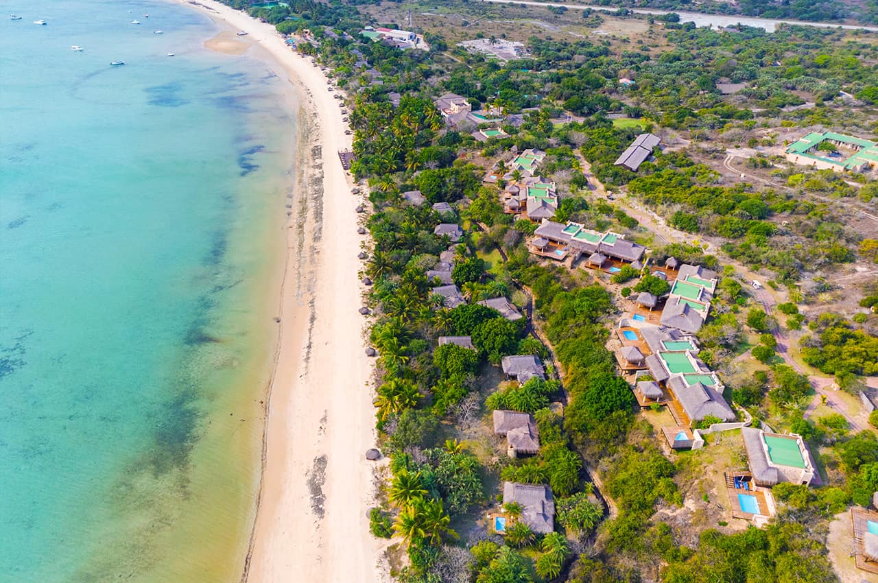 Mo ambique anantara bazaruto island resort aerea