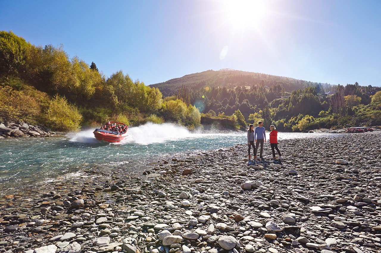 Jetboating em Queenstown, Nova Zelândia