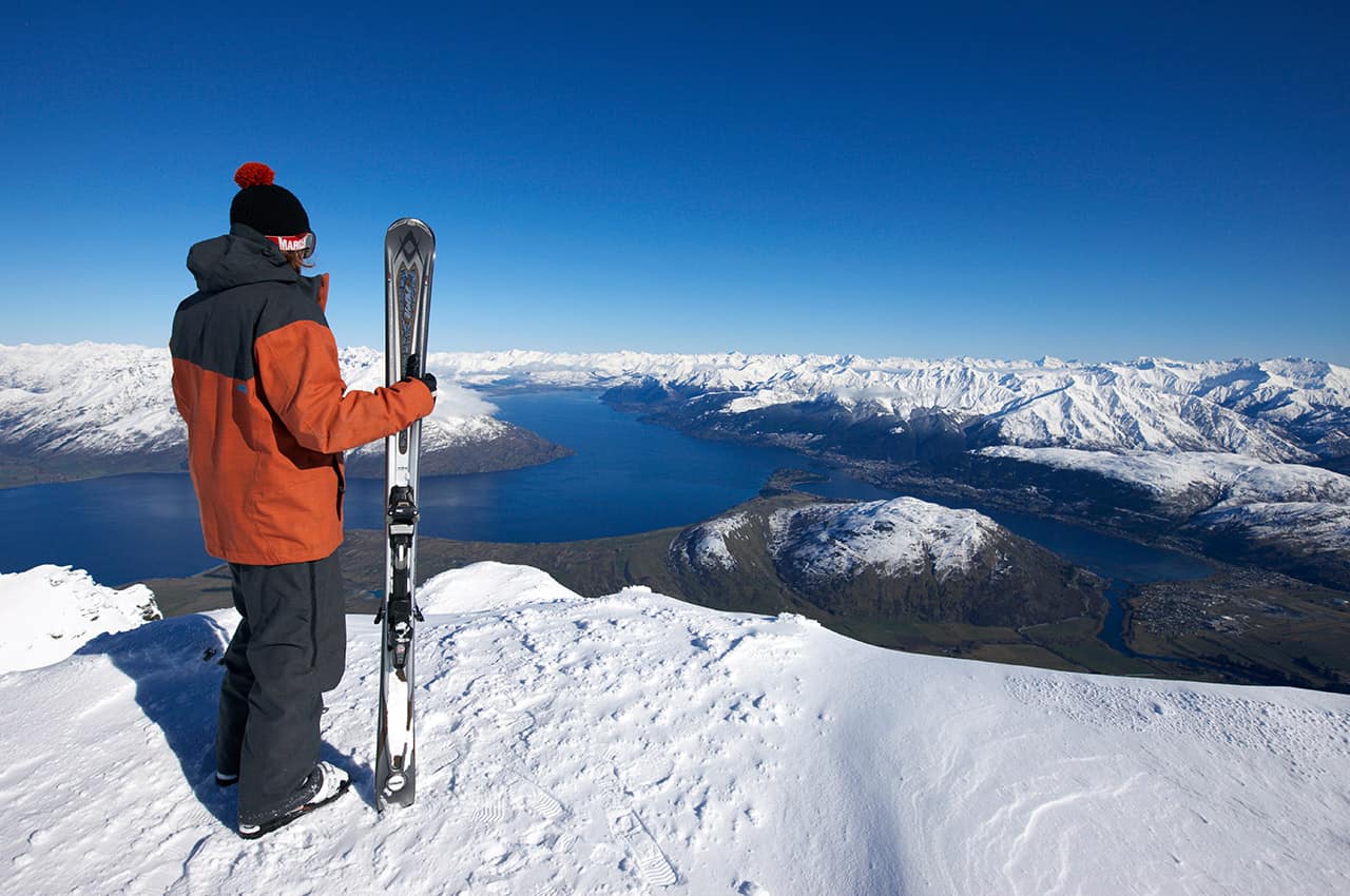 Vista da montanha Remarkables