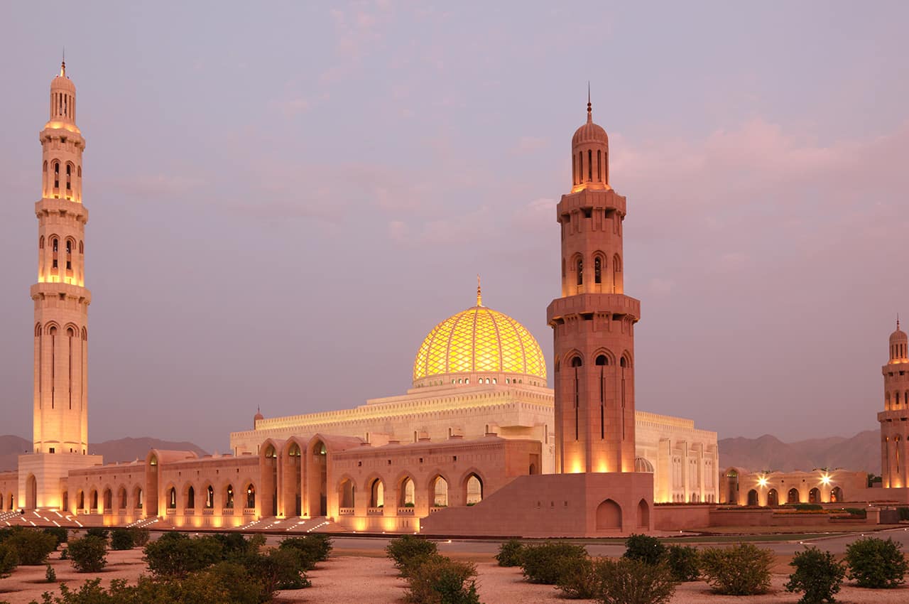 Grande mesquita em muscat