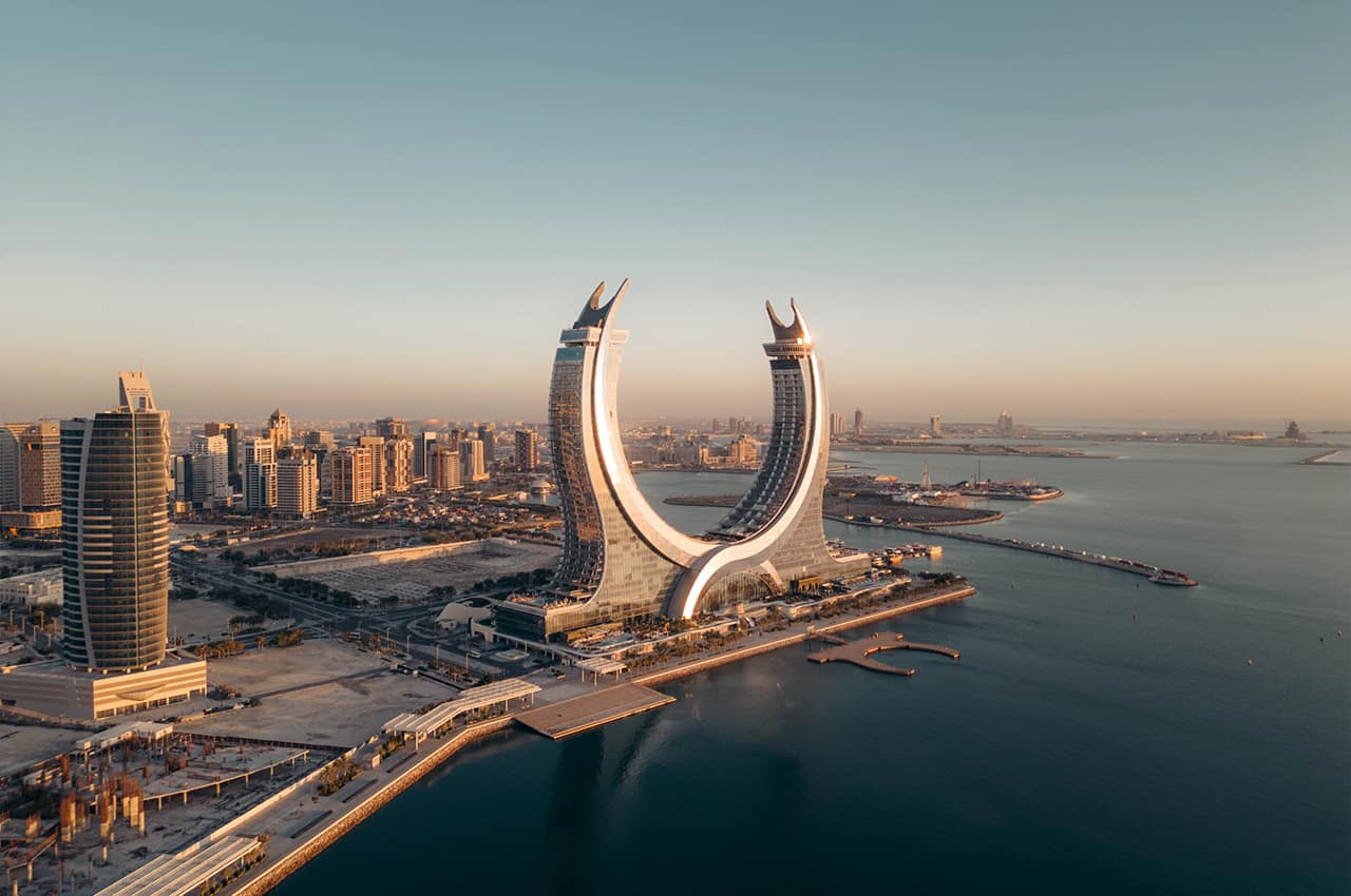 Qatar doha raffles aerea