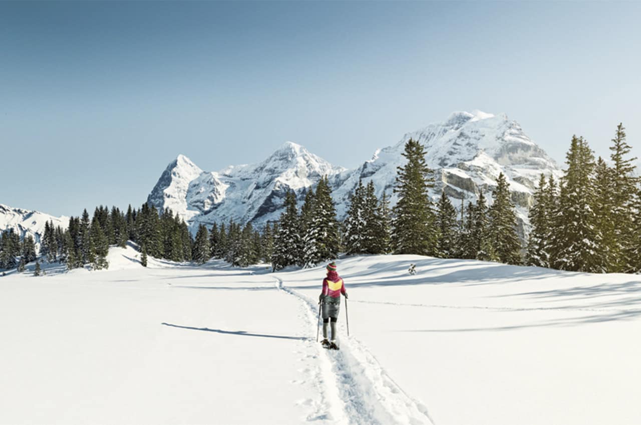 Grindelwald schneeschuhlaufen