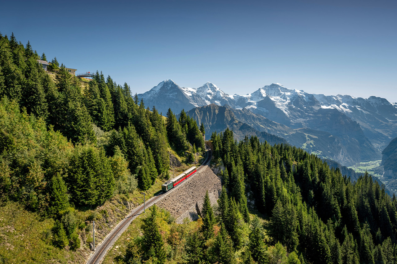 Montanha schynige platte jungfrau