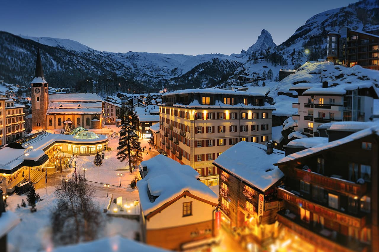 Monte rosa zermatt hotel e cidade