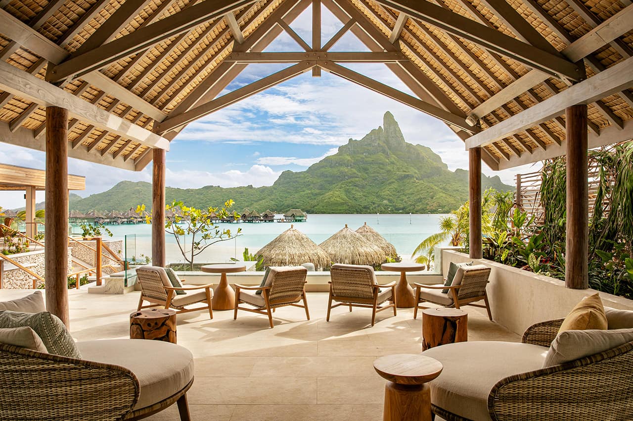 Tahiti the westin bora bora resot recepcao