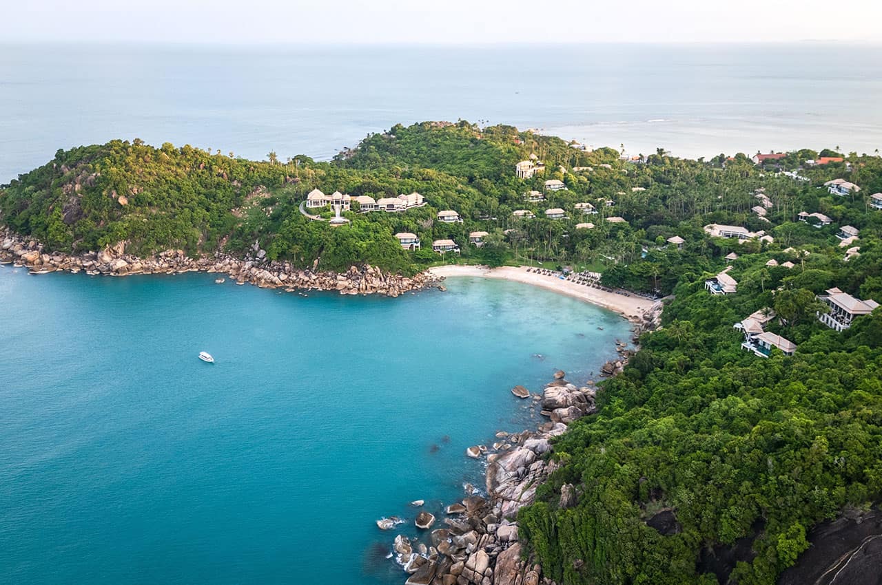 Ilha de koh samui no golfo da tailandia