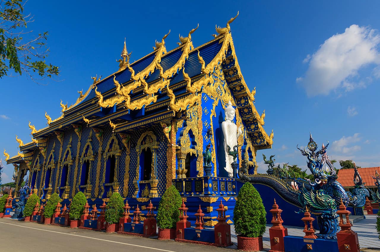 Tailandia wat rong seur ten blue temple