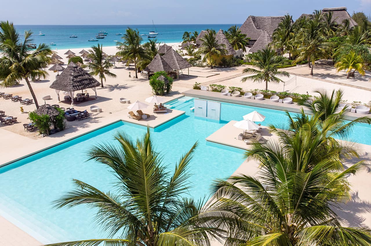 Tanzania gold zanzibar piscina aerea