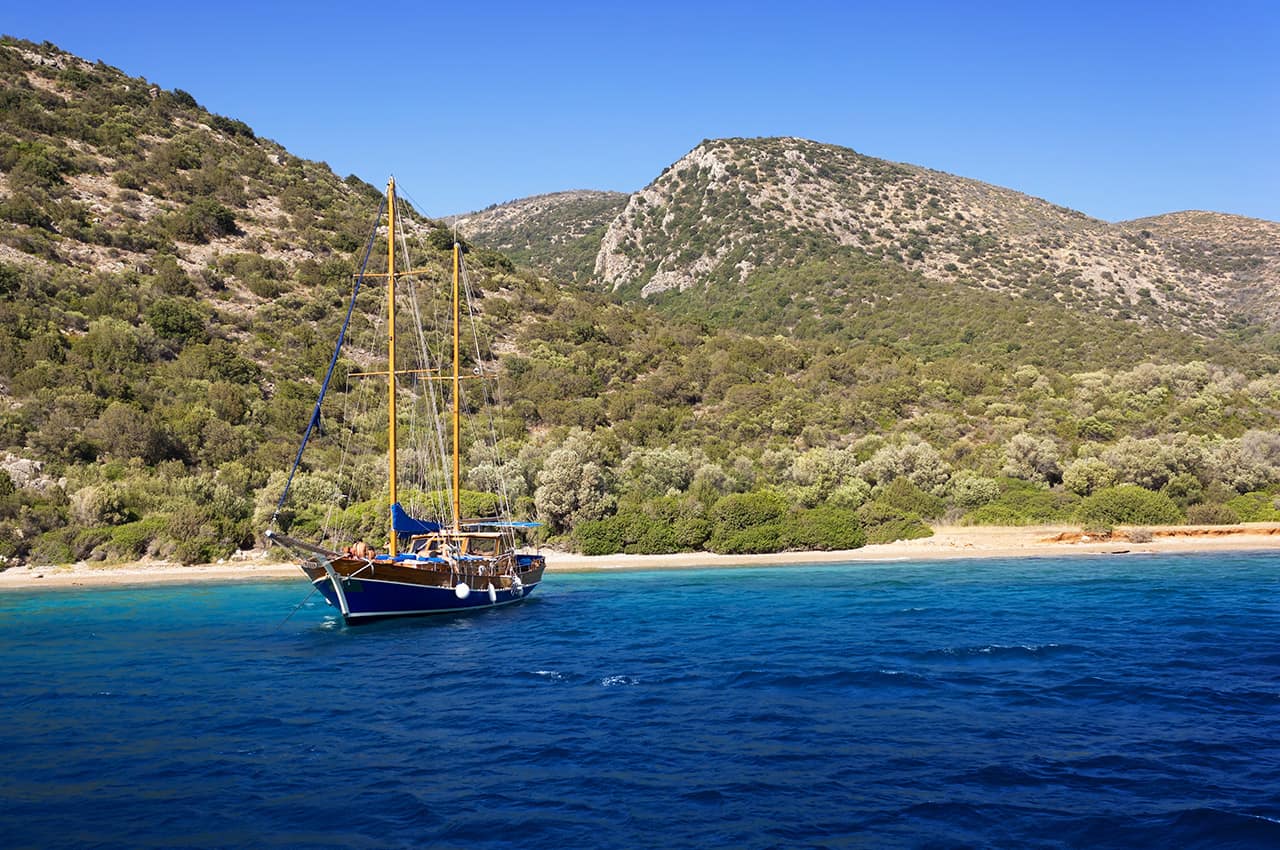 Baía de Bodrum, Turquia